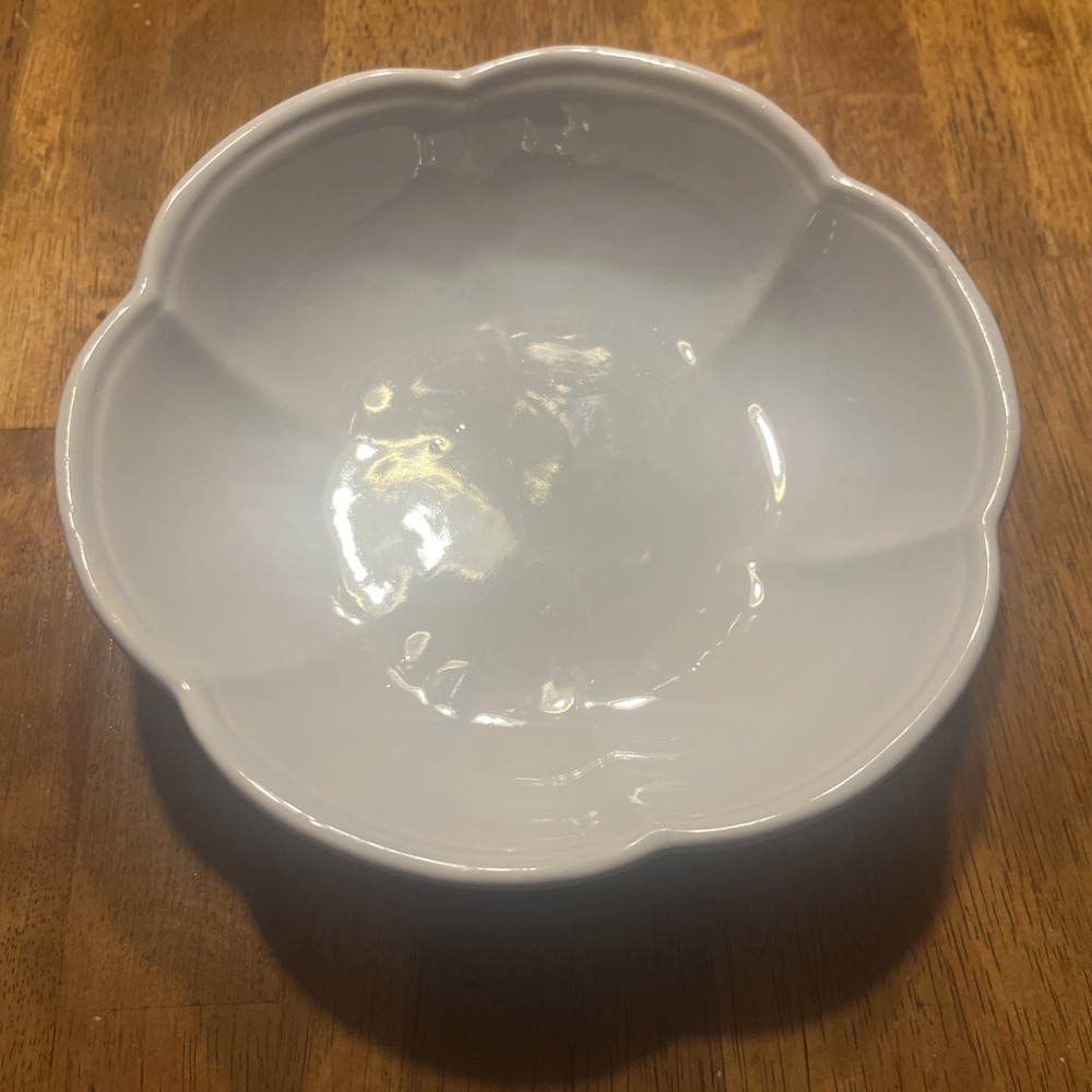 Vintage McCoy 7528 Bowl Pastel Blue Glaze